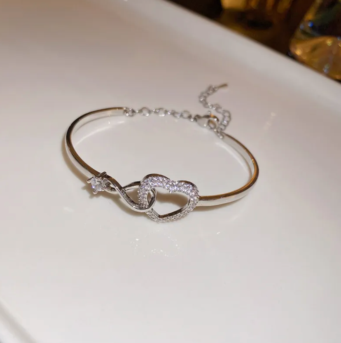 Veloura Heart Link Bracelet