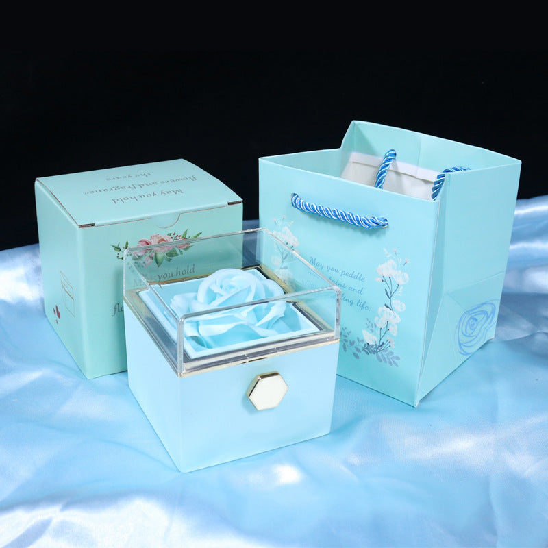 Veloura Rotating Eternal Rose Gift Box