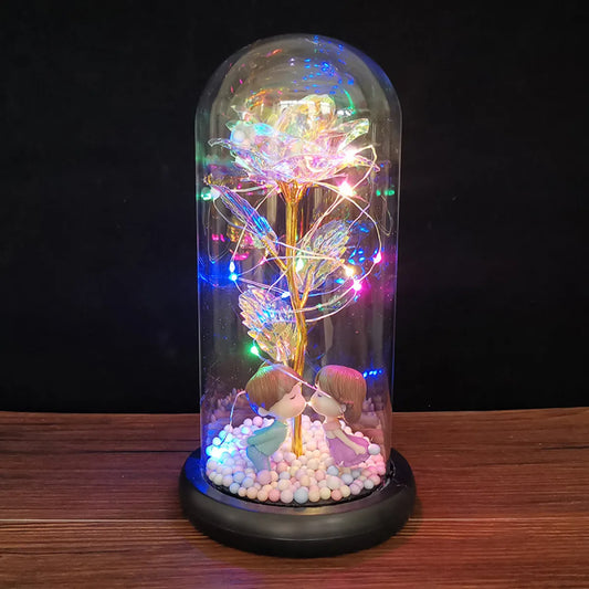 The Forever Rose™ – Eternal Love Glass Dome