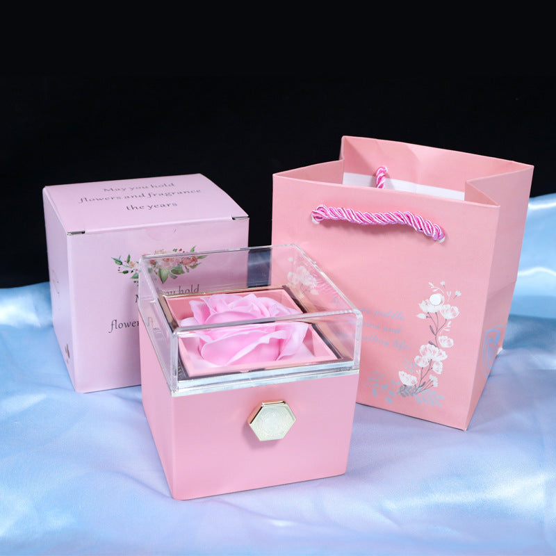 Veloura Rotating Eternal Rose Gift Box