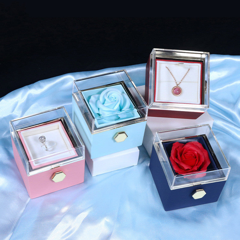 Veloura Rotating Eternal Rose Gift Box