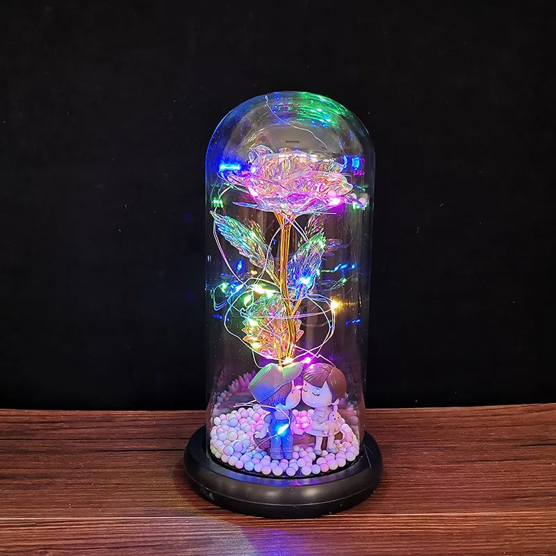 The Forever Rose™ – Eternal Love Glass Dome