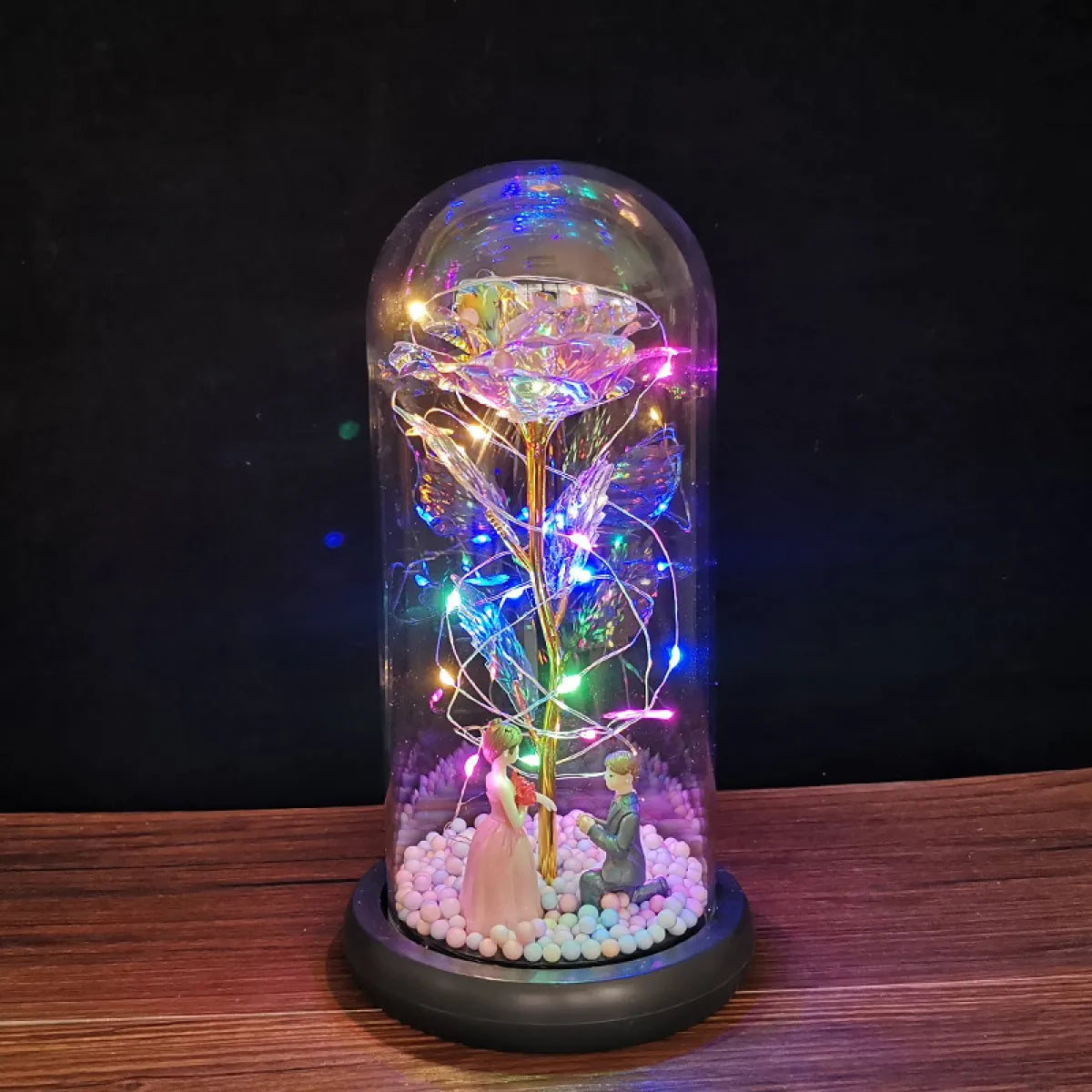The Forever Rose™ – Eternal Love Glass Dome