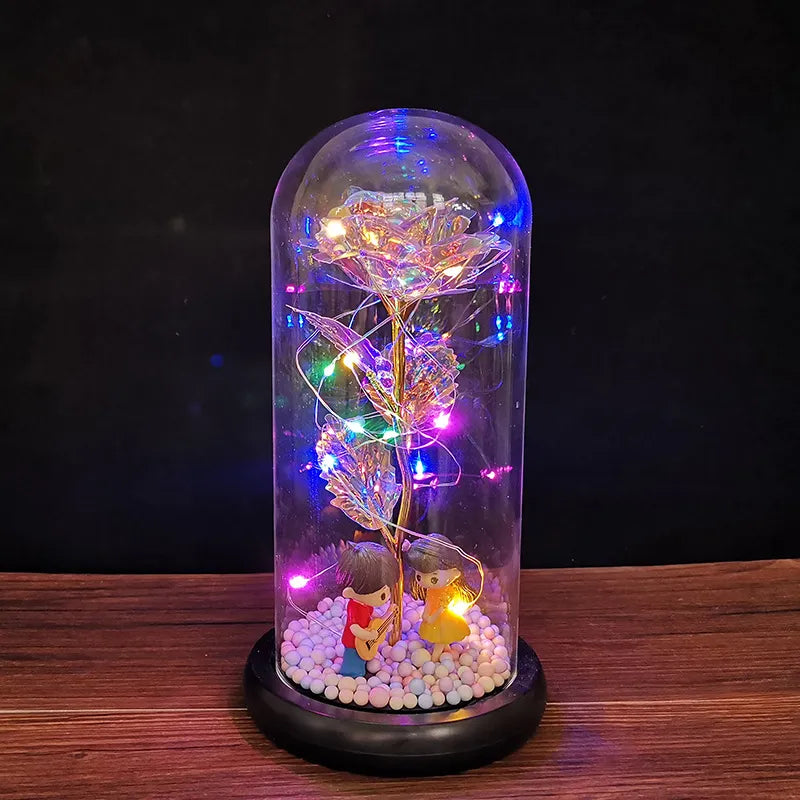 The Forever Rose™ – Eternal Love Glass Dome