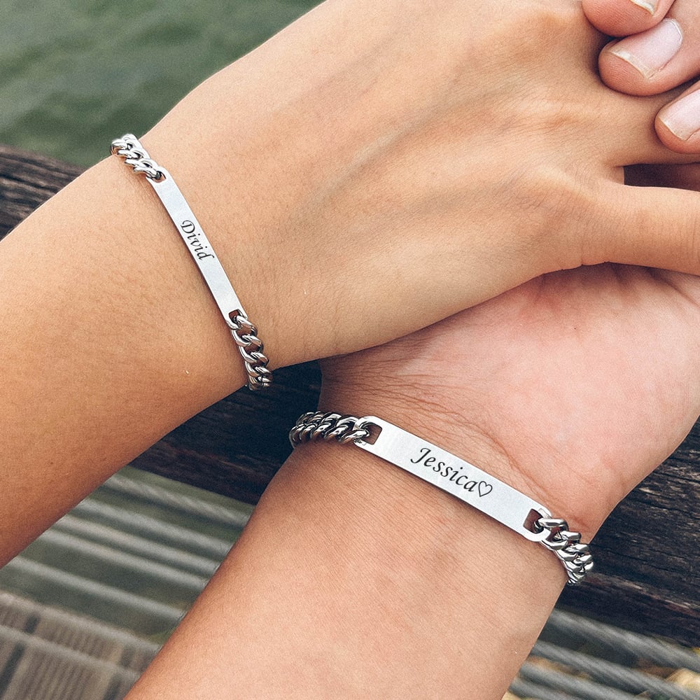 Veloura Personalized Couple Bracelet Set ❤️