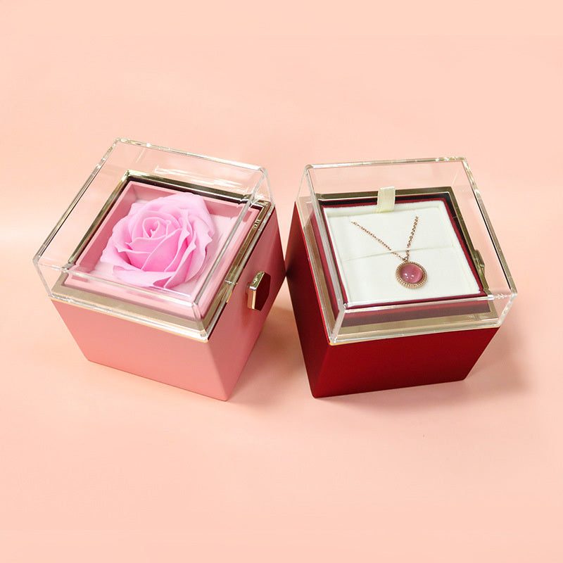 Veloura Rotating Eternal Rose Gift Box