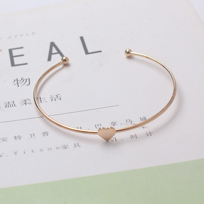Veloura Heart Cuff Bracelet