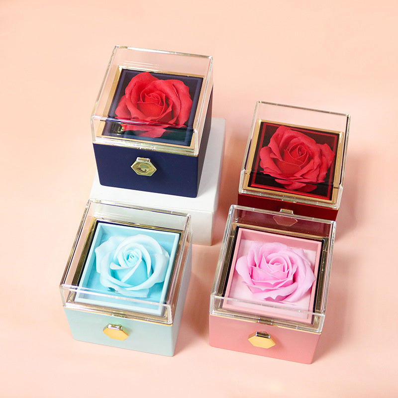 Veloura Rotating Eternal Rose Gift Box