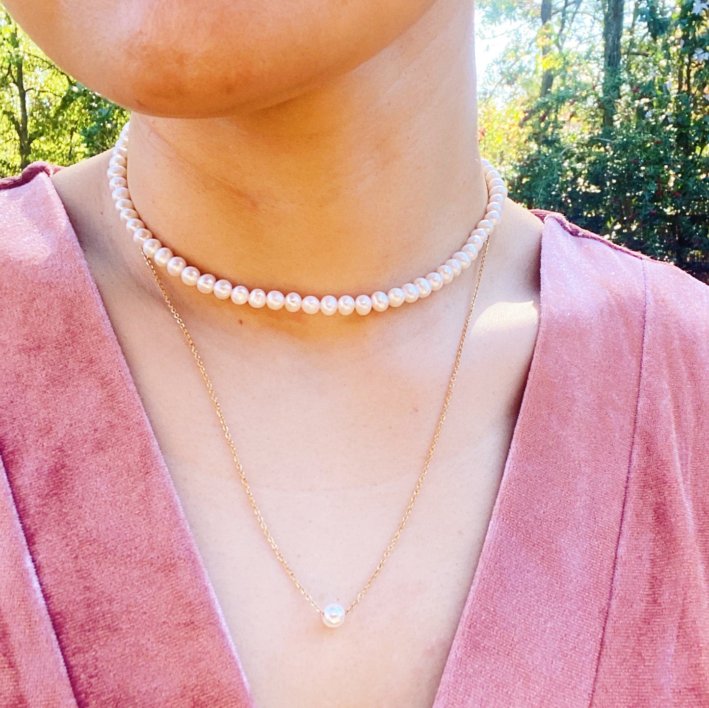 Moonlight Pearl Necklace